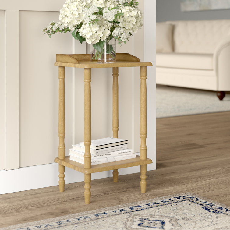 Symple Stuff Rectangular Rubberwood Side Table & Reviews Wayfair.co.uk